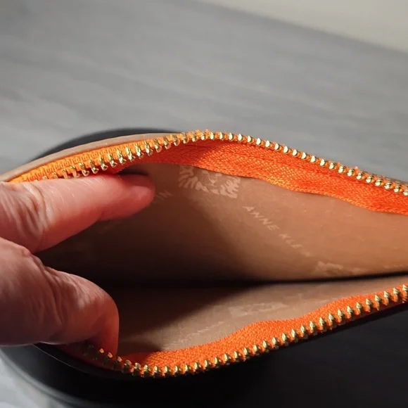 Anne Klein Vibrant Orange Wristlet - Picture 5 of 5
